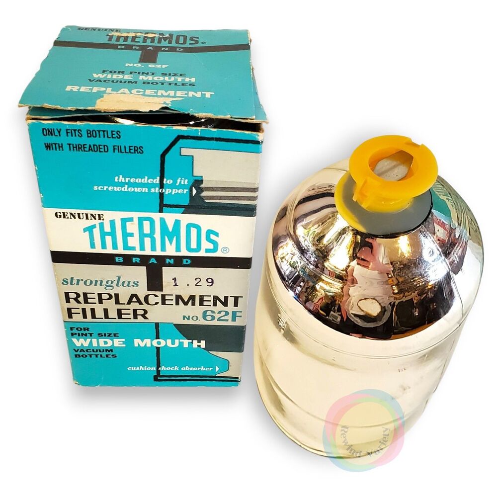 Vintage Thermos Stronglas Replacement Filler 62F Pint NOS